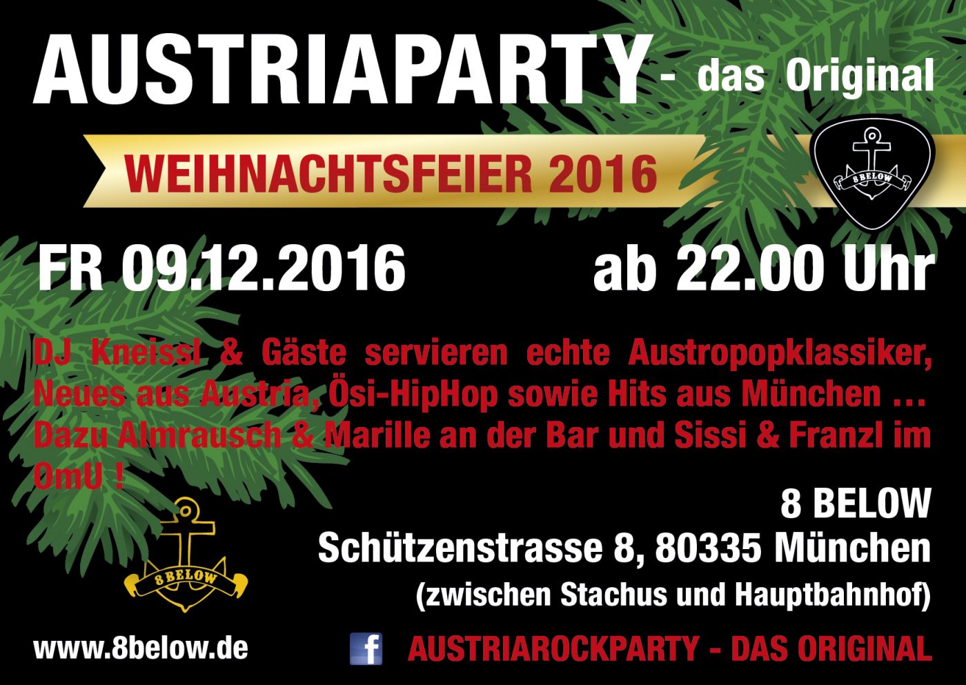 Austria Party christmas special rear side 2016