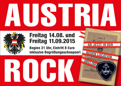 Austria Rock at new location 8below 2015