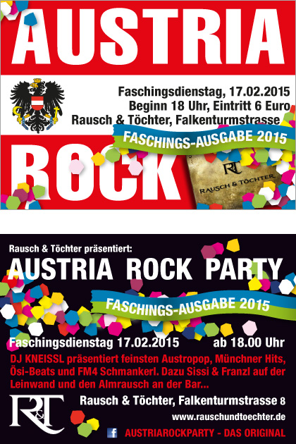 Austria Rock Carneval Special 2015 @ Rausch&Töchter