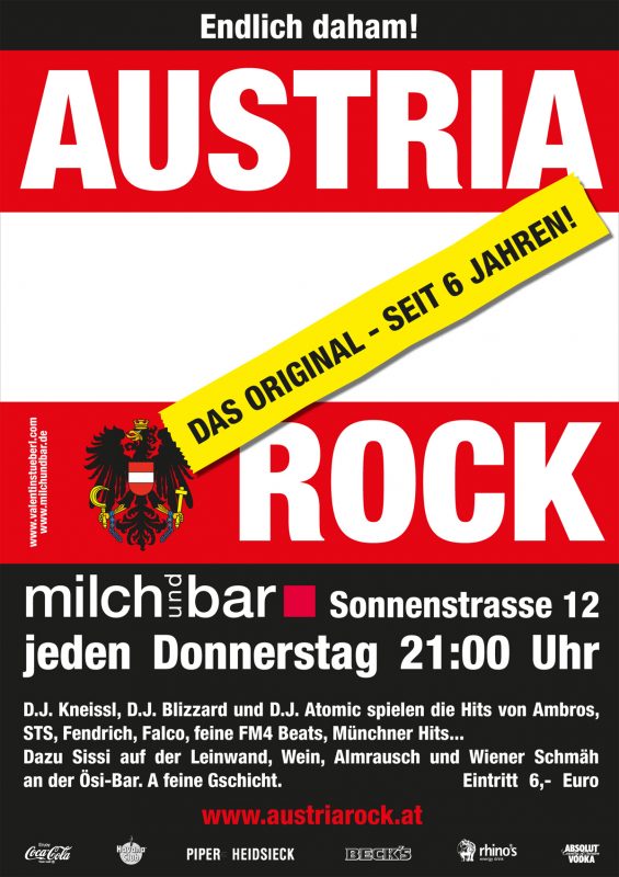 Austria Rock @ Milchbar Poster