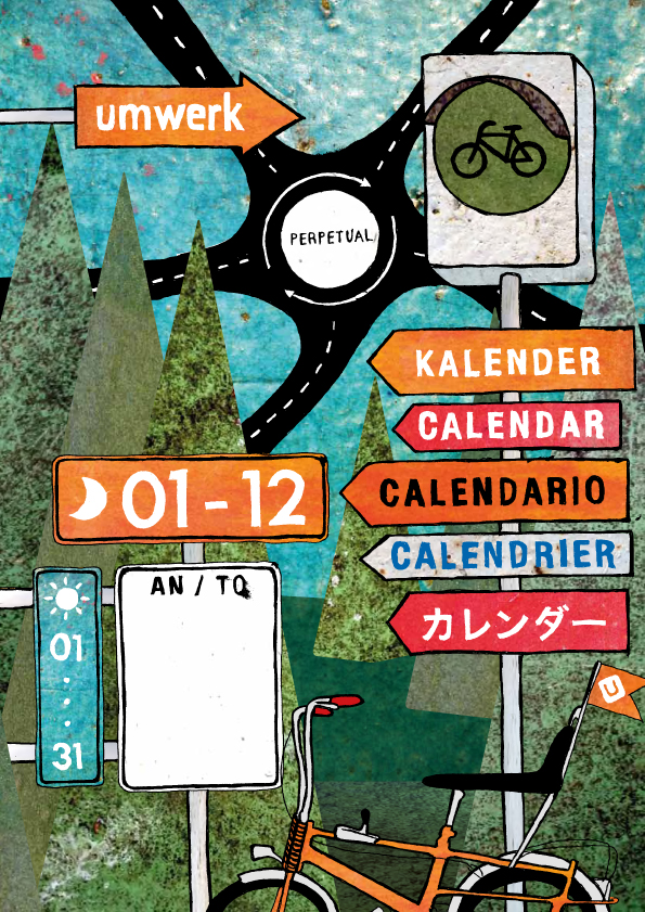 Cover of Umwerk's perpetual cycling calendar.