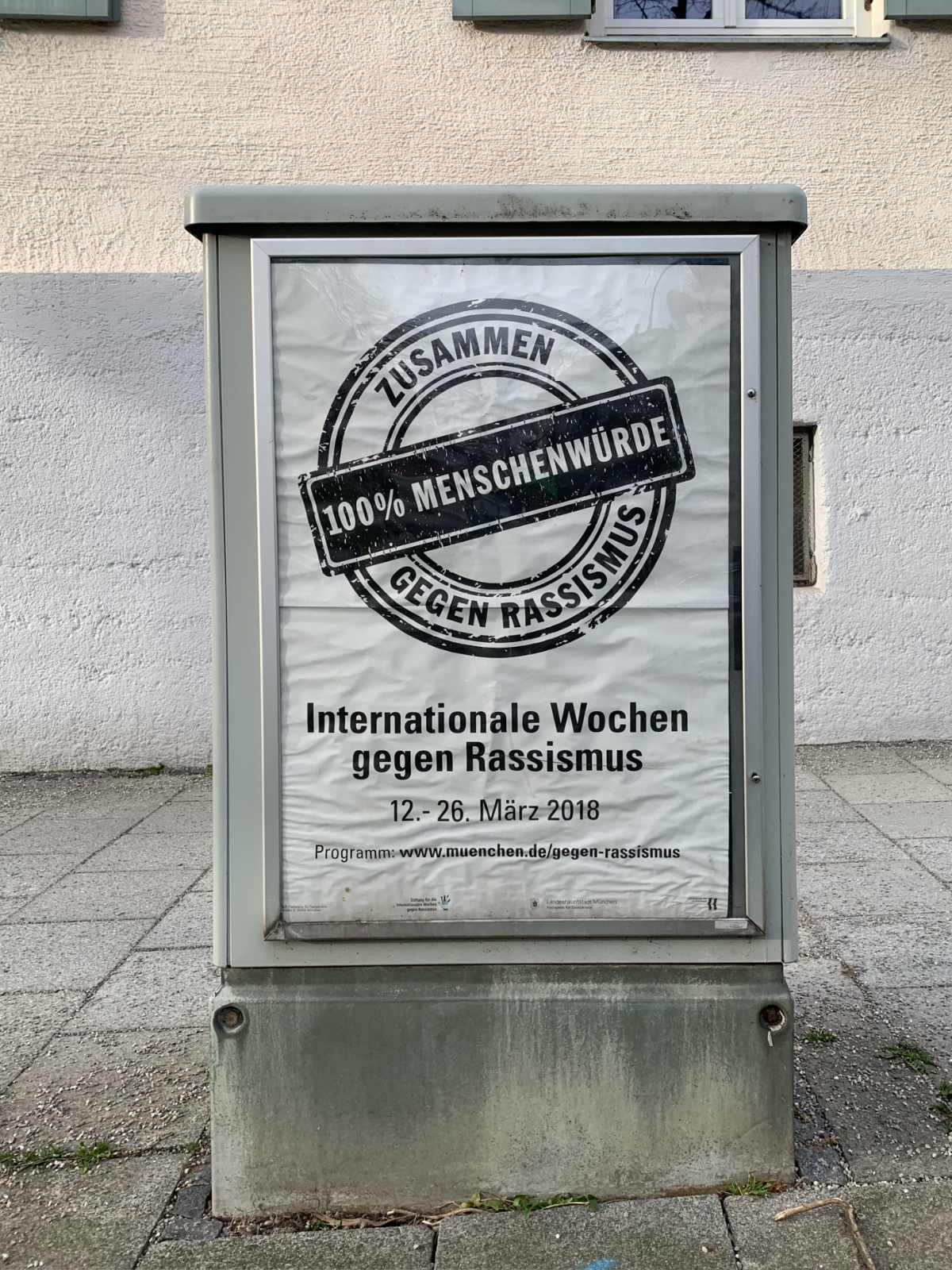 Internationale Wochen gegen Rassismus Plakat 2018