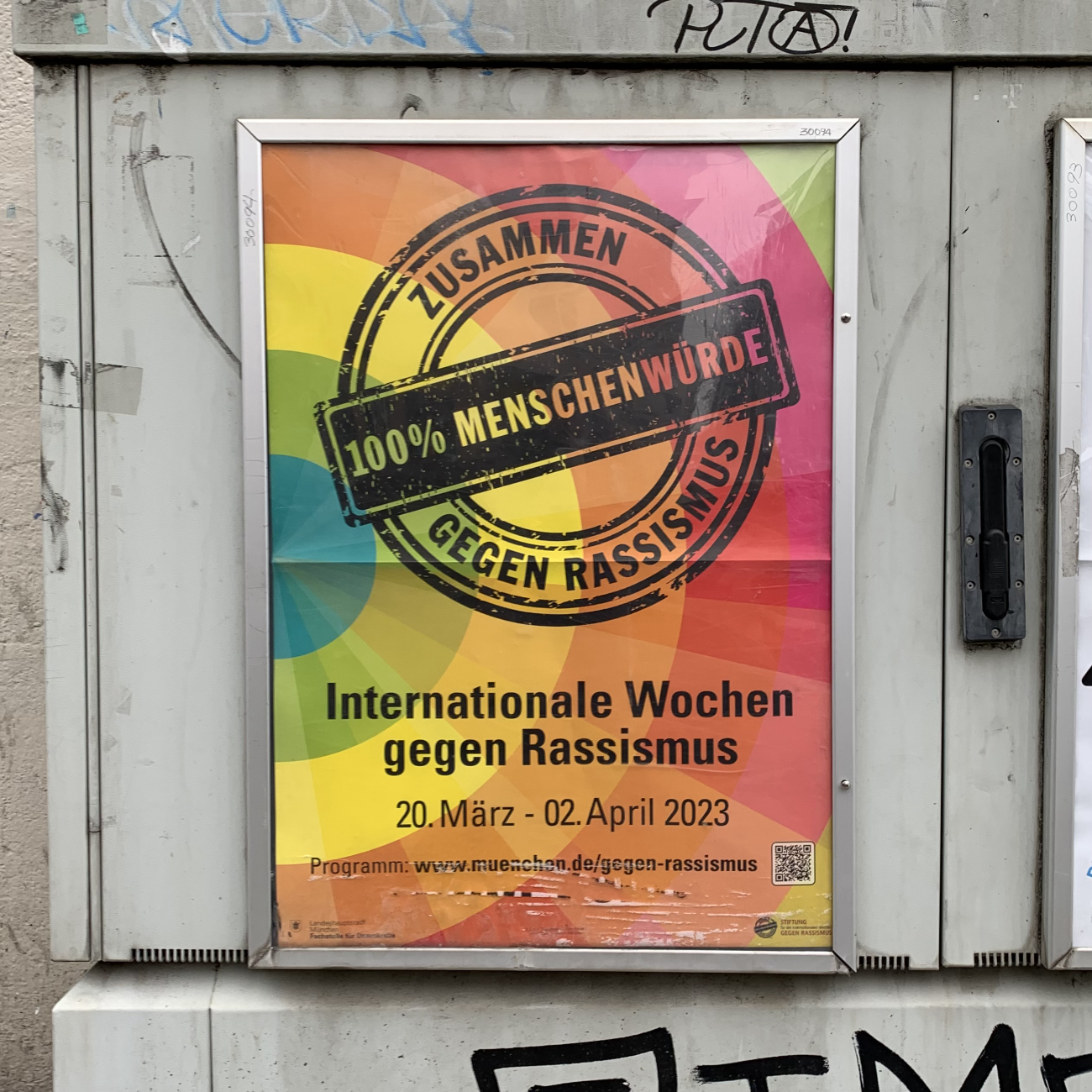 Internationale Wochen gegen Rassismus Plakat 2023
