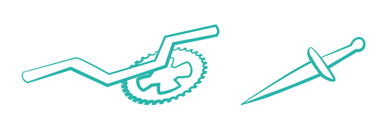 ZHOB Spacer - handle bar, chainring and dagger